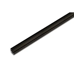 LED Hjørneprofil 19mm til dækningsprofil 15mm, længde 100cm, sort