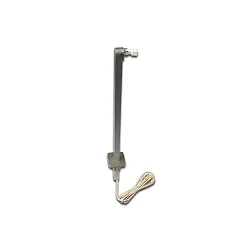 LED 2-Link Holder arm 30cm, uendeligt højden justerbar, med LED-24V tilslutningskabel 250cm, maks. 48W, sort