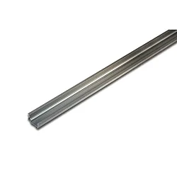 LED Indfræset profil I 24mm (intern, asymmetrisk) til dækningsprofil 15mm, længde 100cm, anodiseret aluminium