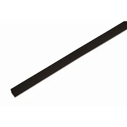 wing profile MILLED-IN 9MM/7MM FOR 4MM STRIPS / 100CM, black matt