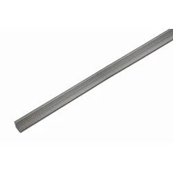 Vingeprofil MILLED-IN 9MM/7MM FOR 4MM STRIPS / 100CM, rustfrit stål
