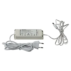 LED ballast MECANO 24V DC, med 140cm forbindelseskablet + Euro stik, med 180cm tilslutningskabel + stik, 20W
