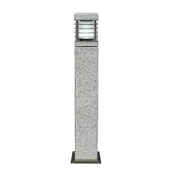 Udendørs Standerlampe LA MER, E27 maks. 20W, granit / rustfrit stål, seewasserbeständig, 70cm