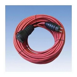 Euro forlængerledning 3m, H03VVH2-F 2x0,75 mm², hvid