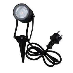 LED Jordspydlampe PASAS, 6W, 3000K, 410lm, IP65, antracit