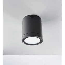 LED Loftlampe NEGRO Udendørs lampe, 50°, 10W, 3000K, 750lm, IP65 antracit