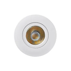 LED Recessed spot DL8002 round swivelling 38° white 8,5W 720lm IP65 2700K + 4000K dimmable