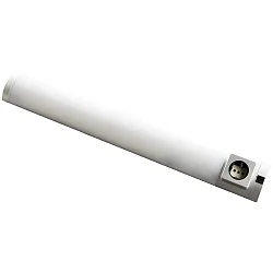 under-cabinet luminaire DETMOLD with switch, with socket IP20, silver matt  8W 420lm 4000K 120° 120° CRI 80 67.9cm