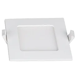 Indbygnings loftlampe LE MANS firkantet IP44, hvid dæmpbar