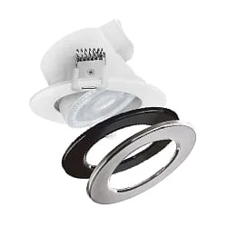 Indbygningslampe DL7003 rund, CCT Switch IP44, hvid dæmpbar 5,5W 540/600/580lm 3000/4000/6500K 38° CRI >80