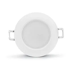 Indbygningslampe DL7003 rund, CCT Switch IP65, hvid dæmpbar 6,7W 550/630/610lm 3000/4000/6500K 100° CRI >80