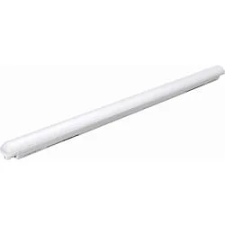 Fugttæt armatur SNAKE 120CM slagfast, omskiftelig IP65, hvid mat 