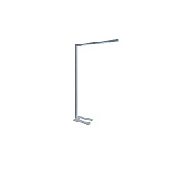 Standerlampe LINEAR up / down IP20, sølv dæmpbar