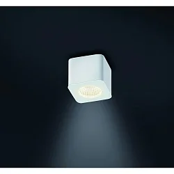 LED Loftlampe OSO LED Lampe til bad, firkantet, IP44, hvid matt