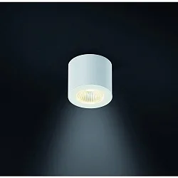 LED Loftlampe OSO LED Lampe til bad, rund, IP44, hvid matt