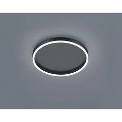 LED Ceiling luminaire SONA LED, round, IP20, black matt