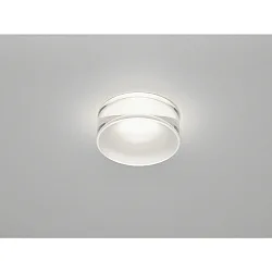 LED Loftindbygningslampe SKA LED, IP20, glas delvis satineret
