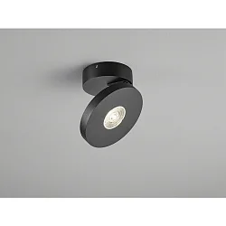 LED Loftlampe GOTO LED Downlight, IP54, sort matt