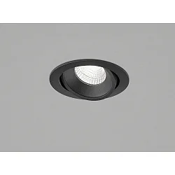 LED Loftindbygningsspot SID LED, IP65, sort matt