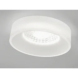 LED Loftindbygningslampe IVA LED Lampe til bad, IP44, akryl satineret