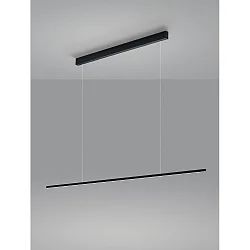 LED Pendel LOOPY LED, IP20, sort matt
