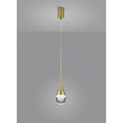 LED Pendel DEEP LED, IP20, guld matt