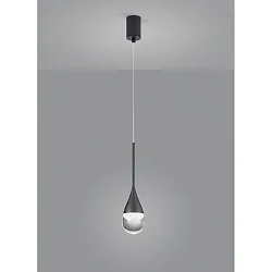 LED Pendel DEEP LED, IP20, sort anodiseret