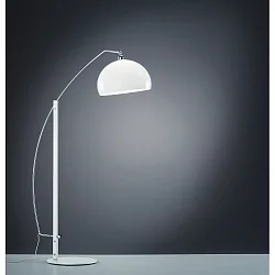 Standerlampe DORO, E27, IP20, hvid-chrom