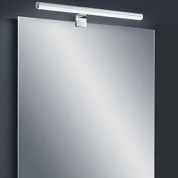 LED Væglampe GAIA 49 LED Spejllampe IP 44 chrom