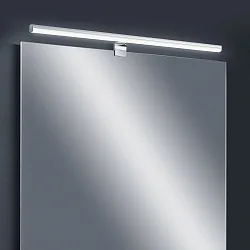 LED Væglampe GAIA 79 LED Spejllampe IP 44 chrom