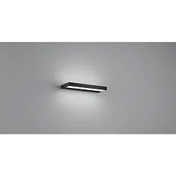 LED VæglampeSLATE 30 LED Spejllampe IP44 sort matt