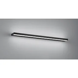 LED VæglampeSLATE 90 LED Spejllampe IP44 sort matt