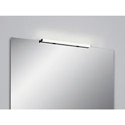 Spejllampe LADO-S  60 kort, omskiftelig, smal, med diffuser IP44