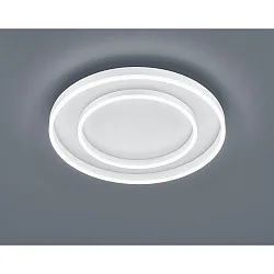 LED Ceiling luminaire SONA LED, 59,5cm, IP20, white matt