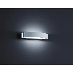 LED Væglampe YONA LED, 27,5cm, IP20, aluminium poleret-hvid matt