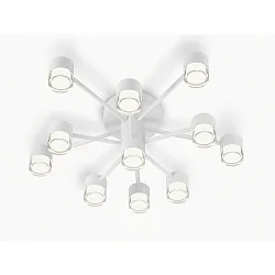 Loftlampe KALA 11-flammer, stiv IP20, hvid mat dæmpbar