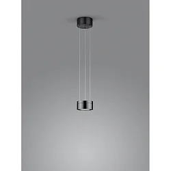 Pendel ODA IP20, sort chrom dæmpbar