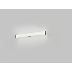 Væglampe ALLA 90 omskiftelig IP44, sort mat 