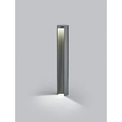 Pælelampe SKY 1-fold, direkte / indirekte, omskiftelig IP65, grafit 