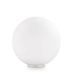 Bordlampe MAPA BIANCO TL1 D40, E27, Ø 40cm, hvid