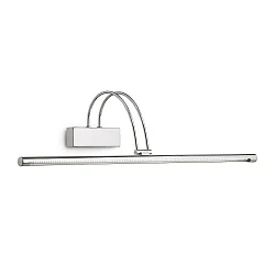 LED Gallerilampe BOW AP114 Spejllampe, 114x 0,07W, chrom