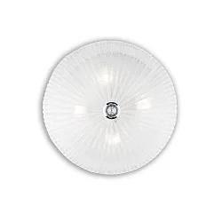 Loftlampe SHELL PL4 Væglampe, 4-flammer, E27, transparent