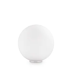 Bordlampe MAPA BIANCO TL1 D30, E27, Ø 30cm, hvid