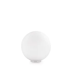 Bordlampe MAPA BIANCO TL1 D20, E27, Ø 20cm, hvid