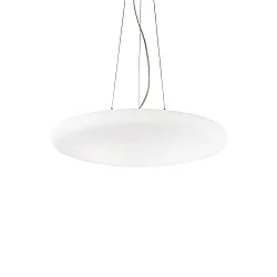 Pendel SMARTIES BIANCO SP5 D60, 5-flammer, E27, Ø 60cm, hvid