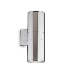 Outdoor luminaire GUN AP2 BIG Wall luminaire, 2 flames, E27, aluminum
