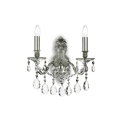 Væglampe GIOCONDA AP2, 2-flammer, E14, sølv