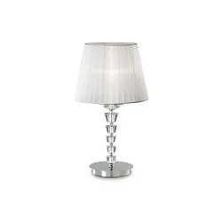 Bordlampe PEGASO TL1 BIG, E27, hvid