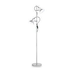 Standerlampe POLLY PT2, 2-flammer, E27, sølv