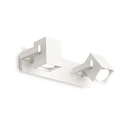 Væg- og Loftlampe MOUSE 2-flammer, svingbar, drejelig GU10 IP20, hvid